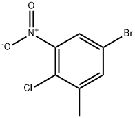 5-Bromo-2-chloro-3-nitrotoluene structure