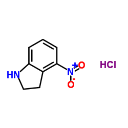 4-Nitroindoline hydrochloride (1:1) Structure