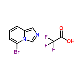 5-Bromoimidazo[1,5-a]pyridine trifluoroacetate (1:1)结构式