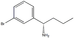 (1S)-1-(3-BROMOPHENYL)BUTYLAMINE结构式