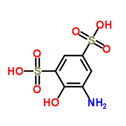 5-Amino-4-hydroxy-1,3-benzenedisulfonic acid Structure