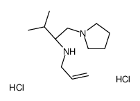 (S)-1-PYRROLIDIN-2-ISOPROPYL-2-N-ALLYL-AMINO-ETHANE 2HCL structure