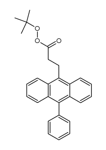 tert-Butyl β-[9-(10-phenylanthryl)]perpropanoate Structure