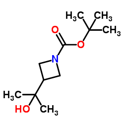 tert-butyl 3-(2-hydroxypropan-2-yl)azetidine-1-carboxylate Structure