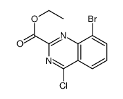 ethyl 8-bromo-4-chloroquinazoline-2-carboxylate structure