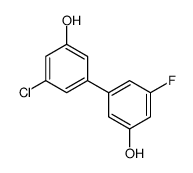 3-(3-chloro-5-hydroxyphenyl)-5-fluorophenol结构式