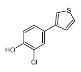 2-chloro-4-thiophen-3-ylphenol结构式