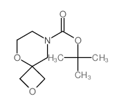 2,9-二恶-6-氮杂螺[3.5]壬烷-6-羧酸叔-丁基酯结构式