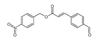 p-nitrobenzyl 4-formylcinnamate Structure