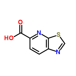 噻唑并[5,4-b]吡啶-5-甲酸结构式