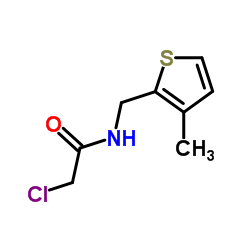 2-Chloro-N-[(3-methyl-2-thienyl)methyl]acetamide Structure