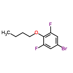 5-Bromo-2-butoxy-1,3-difluorobenzene结构式