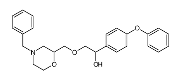 2-[(4-benzylmorpholin-2-yl)methoxy]-1-(4-phenoxyphenyl)ethanol Structure
