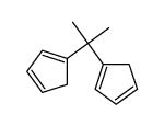 1-(2-cyclopenta-1,3-dien-1-ylpropan-2-yl)cyclopenta-1,3-diene结构式