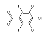 3,4,5-trichloro-2,6-difluoronitrobenzene结构式