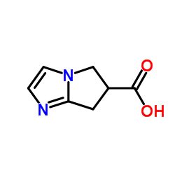 6,7-Dihydro-5H-pyrrolo[1,2-a]imidazole-6-carboxylic acid structure