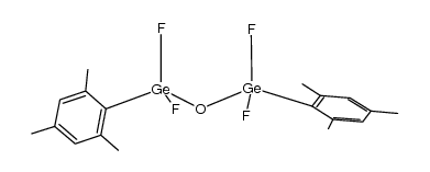 bis(mesityldifluorogermyl)oxide Structure