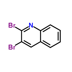 2,3-二溴喹啉结构式