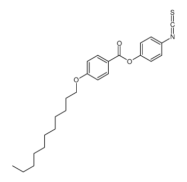 (4-isothiocyanatophenyl) 4-undecoxybenzoate Structure