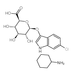 6-Chloro-3-indolyl-β-D-glucuronide cyclohexylammonium salt picture