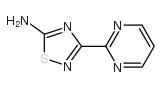 3-pyrimidin-2-yl-1,2,4-thiadiazol-5-amine结构式