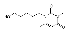 1-(5-hydroxypentyl)-3,6-dimethylpyrimidine-2,4(1H,3H)-dione Structure