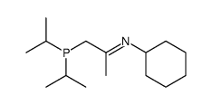 N-cyclohexyl(2-diisopropylphosphino-1-methylethylidene)amine结构式