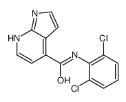 N-(2,6-dichlorophenyl)-1H-pyrrolo[2,3-b]pyridine-4-carboxamide图片