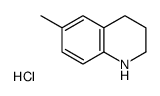 6-methyl-1,2,3,4-tetrahydroquinoline,hydrochloride结构式