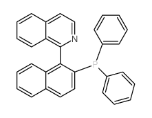 (S)-()-1-(2-Diphenylphosphino-1-naphthyl)isoquinoline structure