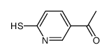 6-mercaptopyrid-3-yl methyl ketone Structure