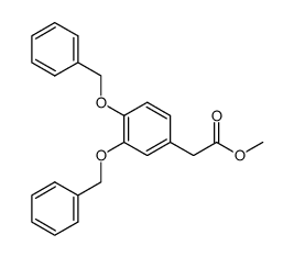 methyl-3,4-dibenzyloxyphenylacetate Structure