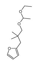 2-[3-(1-ethoxyethoxy)-2,2-dimethylpropyl]furan Structure