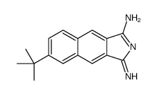 6-tert-butyl-3-iminobenzo[f]isoindol-1-amine Structure