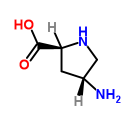 (4R)-4-Amino-L-proline structure