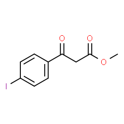 3-(4-碘苯基)-3-氧代丙酸甲酯结构式