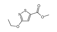 3-乙氧基异噻唑-5-羧酸甲酯结构式