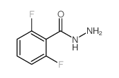 2,6-二氟苯甲酰肼结构式