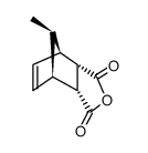 7-syn-Methyl-bicyclo<2.2.1>hept-2-en-5,6-dicarbonsaeure-anhydrid Structure