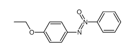 N'-(4-ethoxy-phenyl)-N-phenyl-diazene-N-oxide Structure