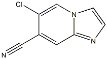 6-Chloro-imidazo[1,2-a]pyridine-7-carbonitrile Structure