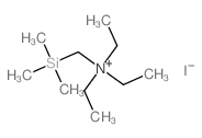 Ethanaminium,N,N-diethyl-N-[(trimethylsilyl)methyl]-, iodide (1:1) Structure