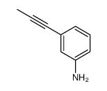 Benzenamine, 3-(1-propynyl)- (9CI) structure