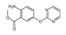 methyl 2-amino-5-pyrimidin-2-yloxybenzoate Structure