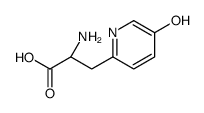 2-Pyridinepropanoicacid,-alpha--amino-5-hydroxy-,(R)-(9CI)结构式