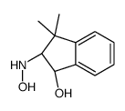 (1R,2S)-2-(hydroxyamino)-3,3-dimethyl-1,2-dihydroinden-1-ol结构式