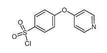 4-(4-pyridyloxy)benzenesulfonyl chloride结构式