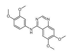 N-(3,4-二甲氧基苯基)-6,7-二甲氧基喹唑啉-4-胺图片