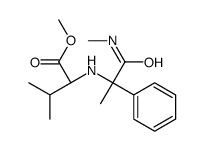 L-Valine, N-[(1S)-1-methyl-2-(methylamino)-2-oxo-1-phenylethyl]-, methyl ester (9CI)结构式