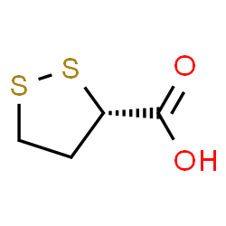 1,2-Dithiolane-3-carboxylicacid,(S)-(+)-(8CI) structure